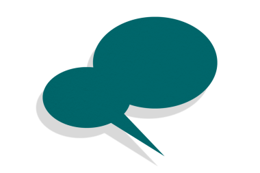 Yeşil kağıt konuşma baloncukları şeffaf arkaplan üzerinde ayrı