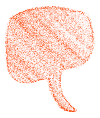 Şeffaf arkaplanda kırmızı konuşma baloncuğunu ayır.