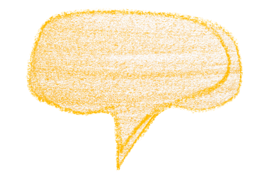 Şeffaf arkaplanda sarı konuşma baloncuğunu ayır.