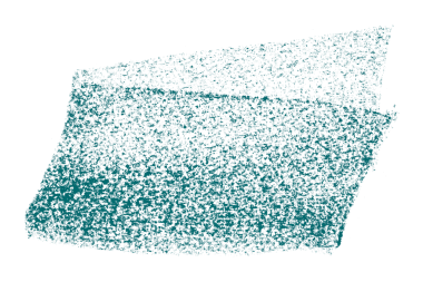 Şeffaf arkaplanda yeşil boya fırçası darbelerini ayır.