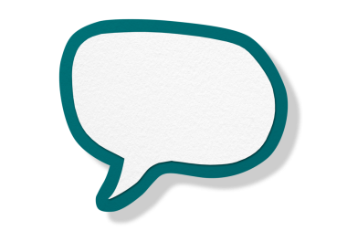 Yeşil kağıt konuşma baloncukları şeffaf arkaplan üzerinde ayrı