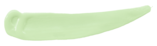 yeşil fırça şeffaf arkaplanda izole edildi