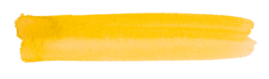 Sarı fırça şeffaf arkaplanda izole edildi