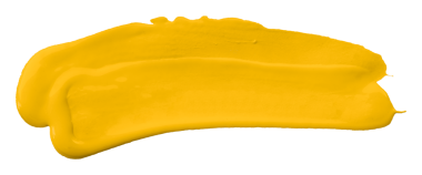 Sarı fırça şeffaf arkaplanda izole edildi