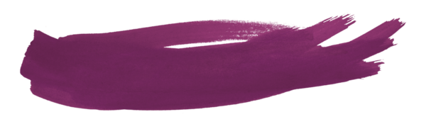 Şeffaf arkaplanda koyu mor fırça