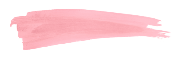 Pembe fırça şeffaf arkaplanda izole edildi