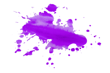 mor fırça boya lekesi şeffaf arkaplanda izole