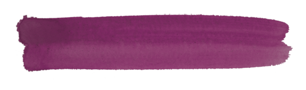 Şeffaf arkaplanda koyu mor fırça