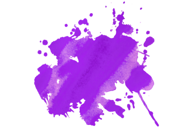 mor fırça boya lekesi şeffaf arkaplanda izole