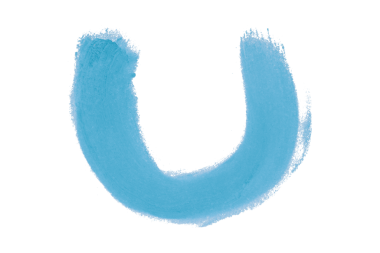 Açık mavi fırça şeffaf arkaplanda izole edildi