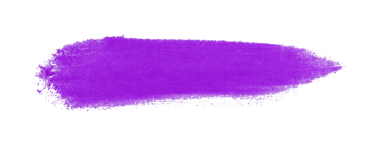 şeffaf arkaplanda izole edilmiş mor fırça