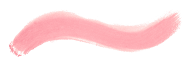 Pembe fırça şeffaf arkaplanda izole edildi