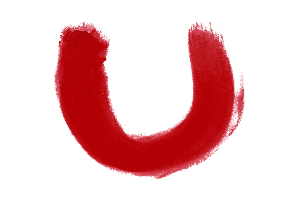 kırmızı fırça şeffaf arkaplanda izole edildi