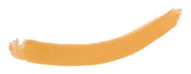 turuncu fırça şeffaf arkaplanda izole