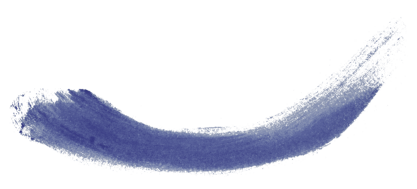 şeffaf arkaplanda izole edilmiş mor fırça