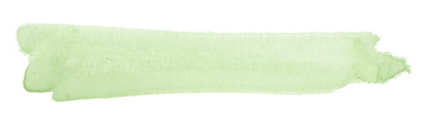 yeşil fırça şeffaf arkaplanda izole edildi