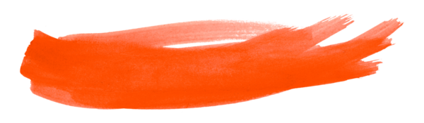 kırmızı fırça şeffaf arkaplanda izole edildi