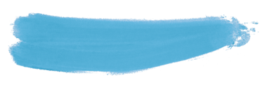 Açık mavi fırça şeffaf arkaplanda izole edildi