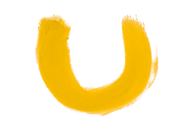 Sarı fırça şeffaf arkaplanda izole edildi