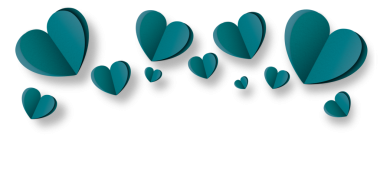 Yeşil kağıt kalpler şeffaf arkaplanda izole edilmiş. Sevgililer Günü.