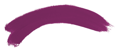 Şeffaf arkaplanda koyu mor fırça