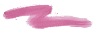 Pembe fırça şeffaf arkaplanda izole edildi