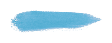 Açık mavi fırça şeffaf arkaplanda izole edildi