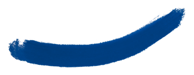 mavi fırça şeffaf arkaplanda izole edildi