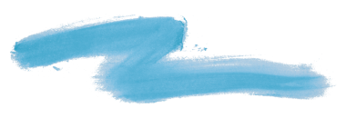 Açık mavi fırça şeffaf arkaplanda izole edildi