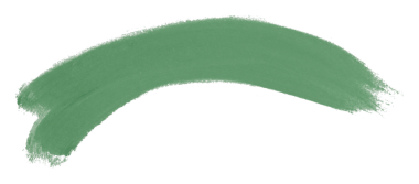 yeşil fırça şeffaf arkaplanda izole edildi