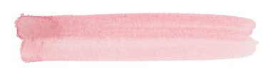 Beyaz arka planda izole edilmiş pembe fırça