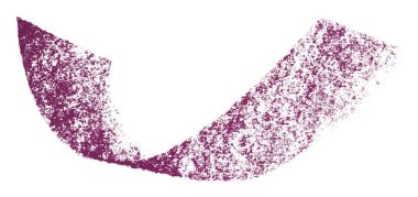 Mor boya fırçası darbesi beyaz arkaplanda izole