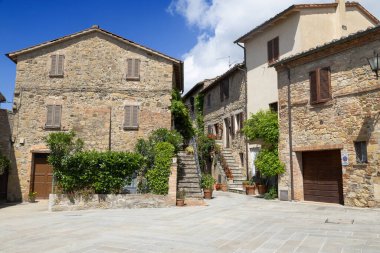 Monticchiello, Tuscany 'de bir köydür, Pienza komününün idari olarak bir frazione köyüdür.