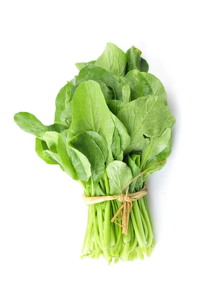 Zeleninové Zelí Bílém Pozadí — Stock fotografie