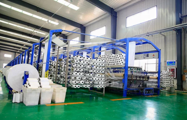 stock image Packaging equipment, industrial factory automation production li