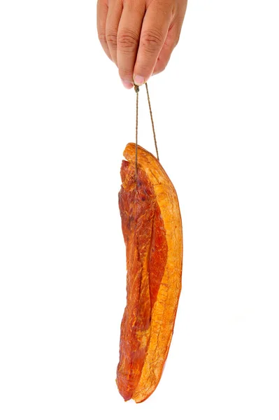 Bacon Isolé Sur Fond Blanc — Photo