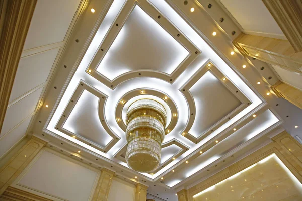 Aan Het Plafond Droplight Het Plafond Droplight Het Hotel Functies — Stockfoto