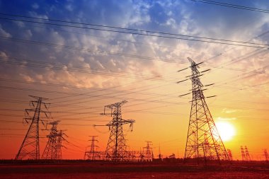 Elektrik kuleleri, güç ekipmanları ve tesisleri