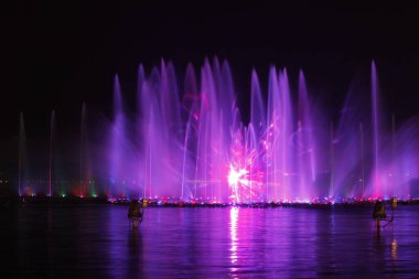 Karanlıktaki ışık, soyut arkaplan