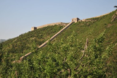 Yazın antik Çin Seddi. 