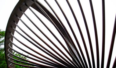 Modern inşaat çeliği, gelecekteki gerçeküstü tasarım.