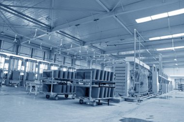 Seramik ürünler atölyede 