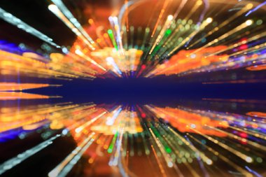 Karanlıktaki ışık, soyut arkaplan