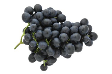 Beyaz arkaplanda üzümler 