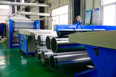 Paketleme ekipmanları, endüstriyel fabrika otomasyon üretimi li