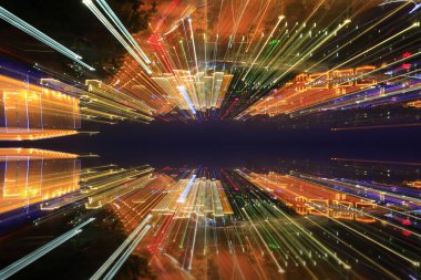 Karanlıktaki ışık, soyut arkaplan