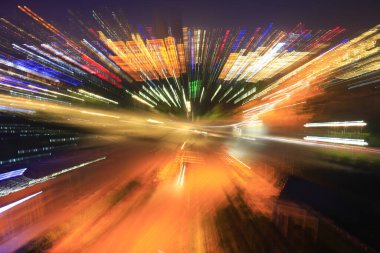 Karanlıktaki ışık, soyut arkaplan