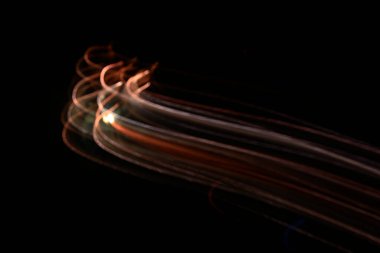 Havai fişekler, karanlıkta ışık, soyut arka plan.