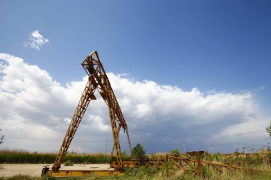 Beton karıştırma silosu, inşaat tesisleri.