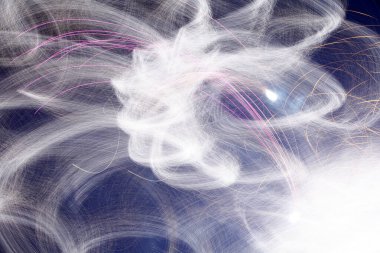 Karanlıktaki ışık, soyut arkaplan